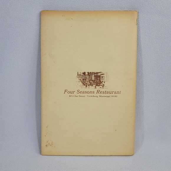 The Famous Four Seasons Restaurant Recipe Book - Vicksburg Mississippi - Picture 2 of 11